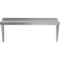 Amgood 14 in. x 30 in. Stainless Steel Wall Shelf With Squared Edge AMG WS-SQ-1430 - alternate 2